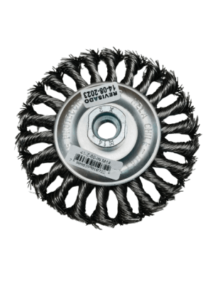 GRATA CIRCULAR PLANA 4 TRENZADO INOX. 41-Z-60 A.C M14 - HELA1