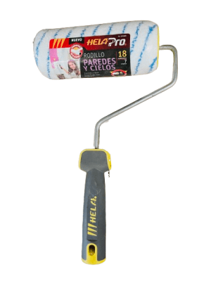 RODILLO ESTAMPA SINTETICO PRO 7 (18CM) PELO LARGO - HELA1