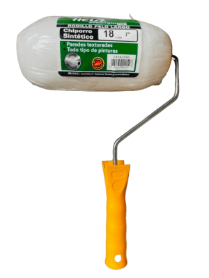 RODILLO ESTAMPA PRO SINTETICO 18CM PELO LARGO 7 - HELA1