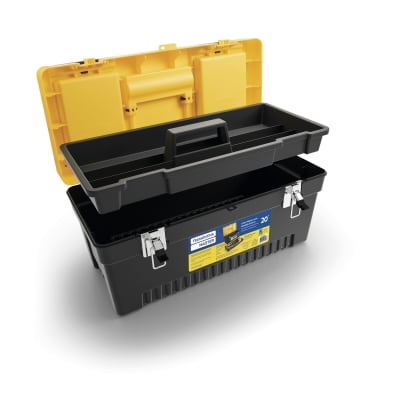 CAJA HERRAMIENTAS PLASTICA 20 LTS. AMARILLA - TRAMONTINA1