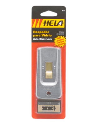 RASPADOR VIDRIO RV-5 CON 5/REPUESTOS - HELA1