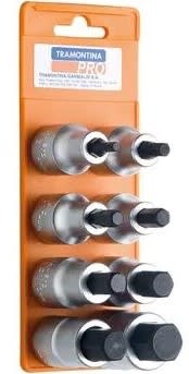 JUEGO DADOS TORX 1/2 MACHO 8 PIEZAS TRAMONTINA1