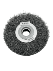 GRATA CIRCULAR PLANA 6 ONDULADA (63/35) GRANEL AC P/ESMERIL BANCO - HELA