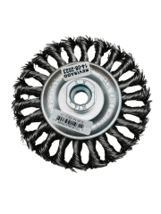 GRATA CIRCULAR PLANA 4 TRENZADO INOX. 41-Z-60 A.C M14 - HELA