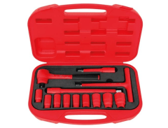 JUEGO DADOS AISLADO 1000V (1/2) - 10-24MM - TRAMONTINA