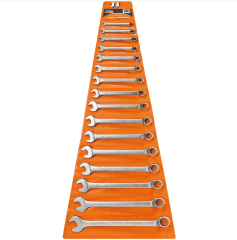 JUEGO LLAVES PUNTA CORONA 1/4 - 1.1/4 - 16PZS - TRAMONTINA