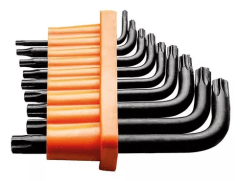 JUEGO LLAVES TORX 9 PZS - TRAMONTINA