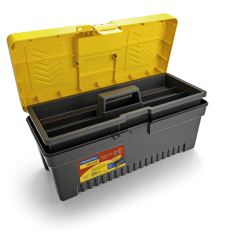 CAJA HERRAMIENTAS PLASTICA 13 LTS NEGRA - TRAMONTINA