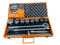 JUEGO DE DADOS POLIGONAL  [ ] 3/4  - 7/8 A 2 PULG. 14 PZS.