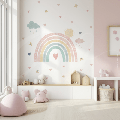 Vinil Deco Arcoiris Cute