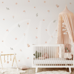 Wallstickers Floral Pastel 0