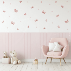 Wallstickers Mariposas y flores 0