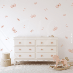 Wallstickers Mariposas Acuarela Cute