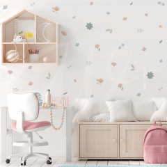 Wallstickers Floral Color 2