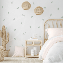 Wallstickers Hojas Acuarela