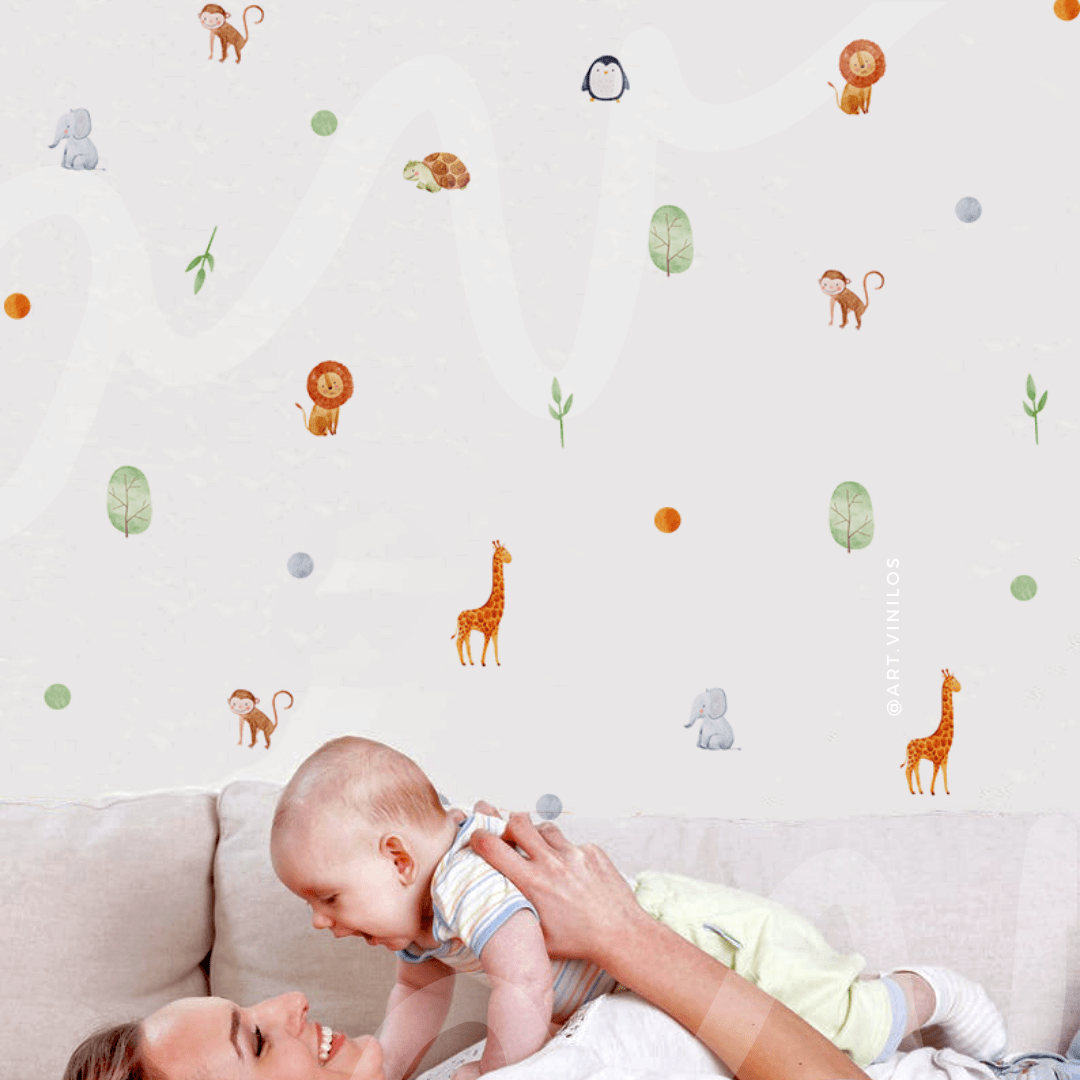 Wallstickers Safari1