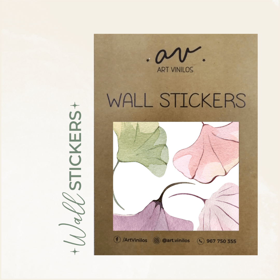Wallstickers Hojas Ginkgo2