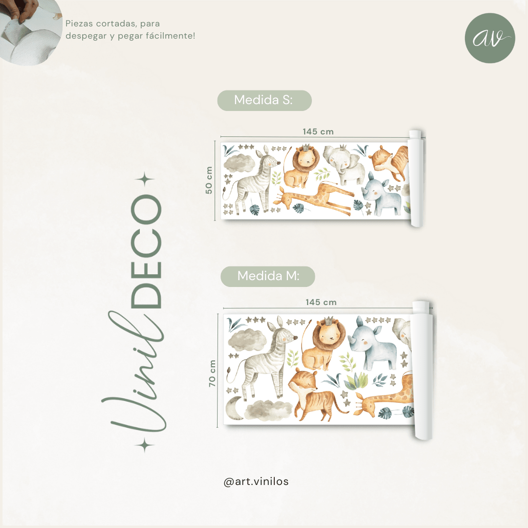 Vinil Deco Safari 24