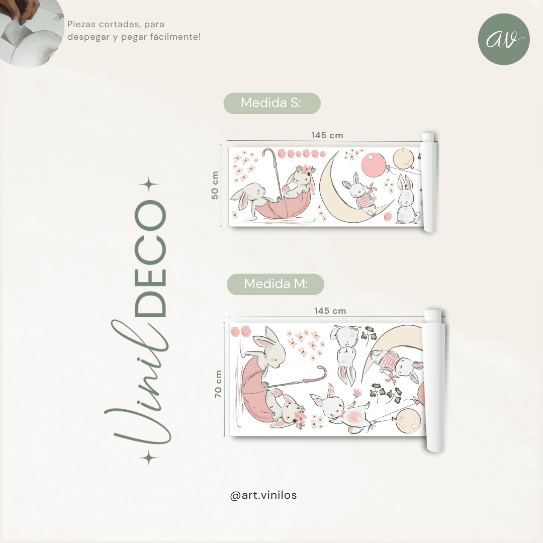 Vinil Deco Conejitos6