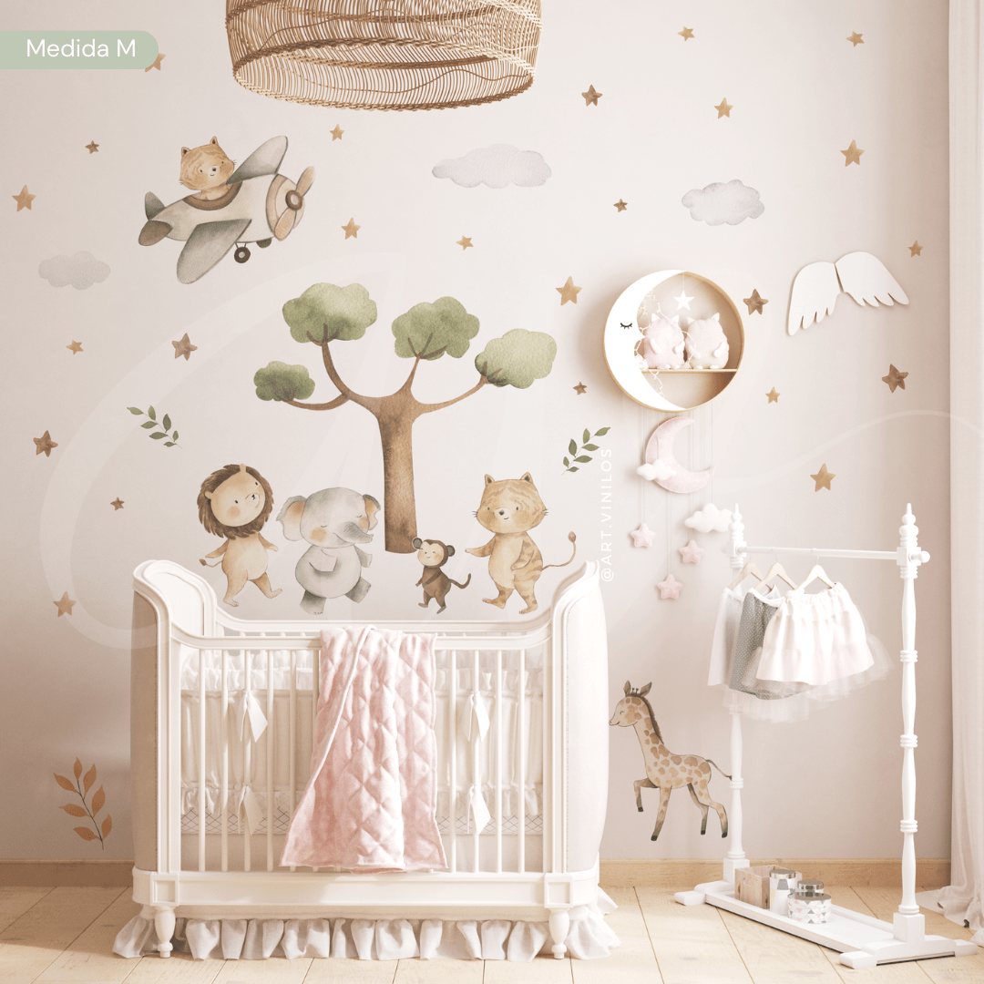 Vinil Deco Tiernos Animalitos Girls1