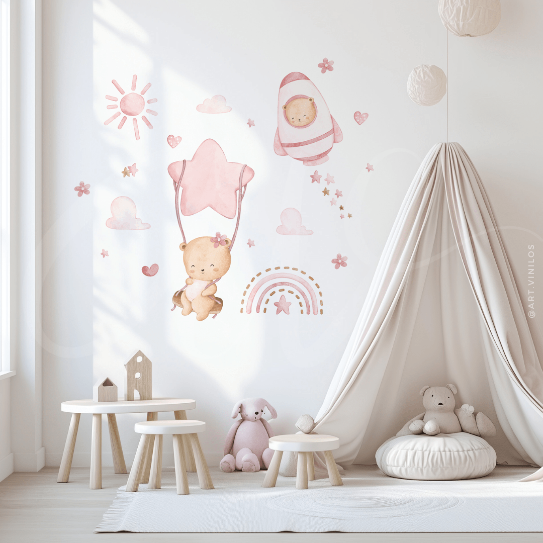 Vinil Deco Ositas Cute2