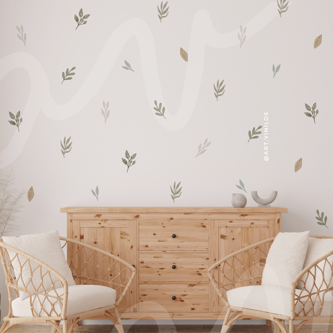 Wallstickers Hojas 011