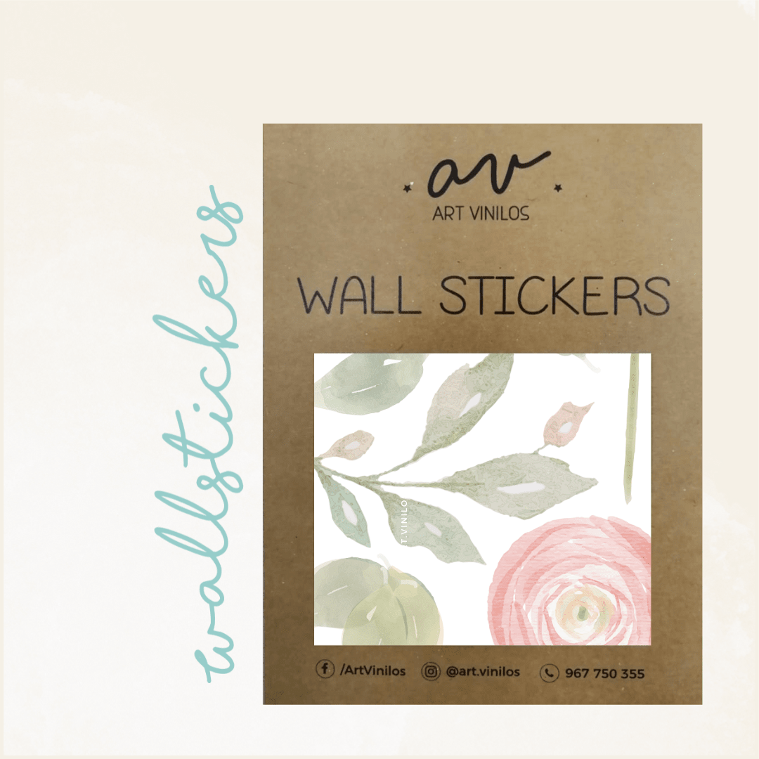 Wallstickers Flores Acuarela2