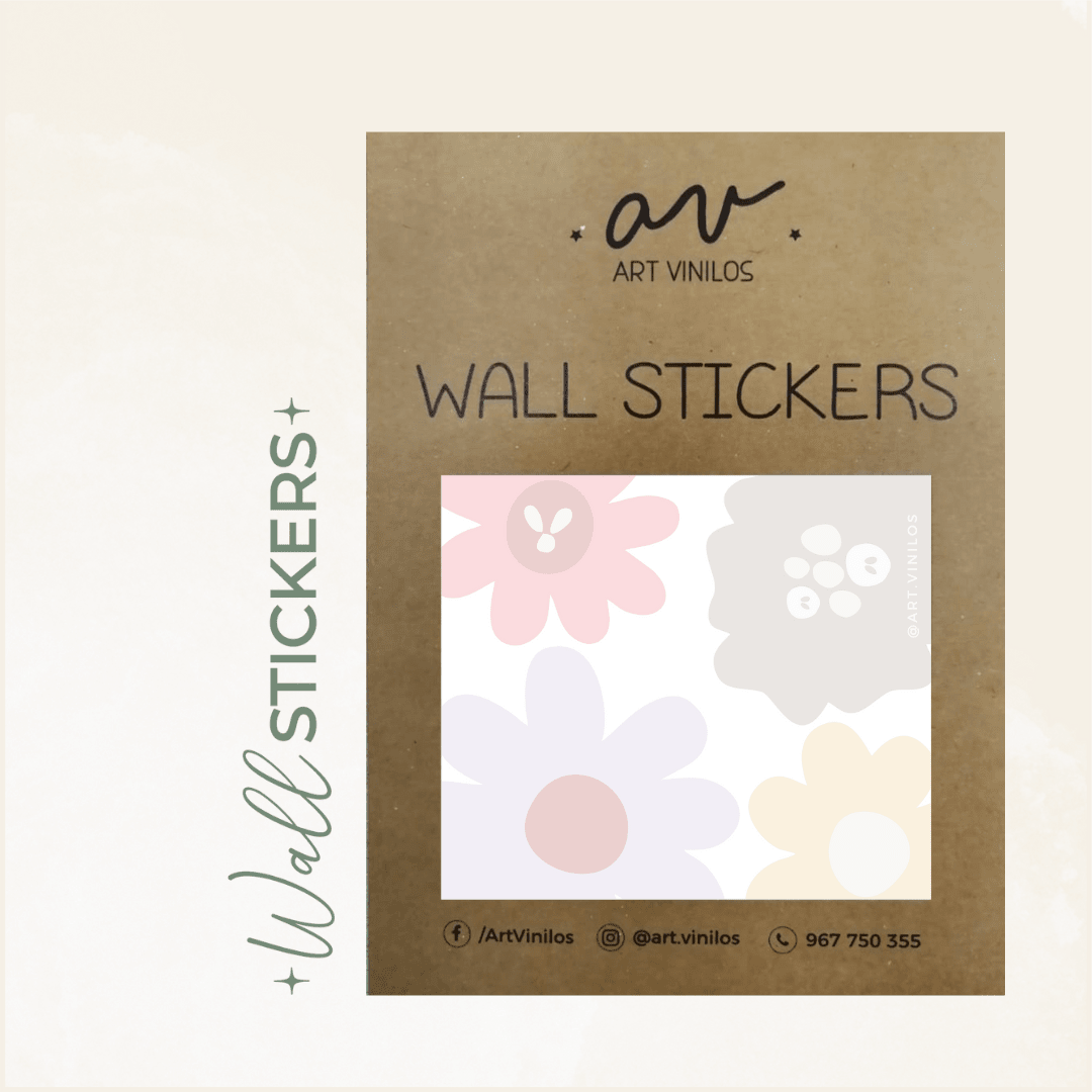 Wallstickers Flores Pastel 021