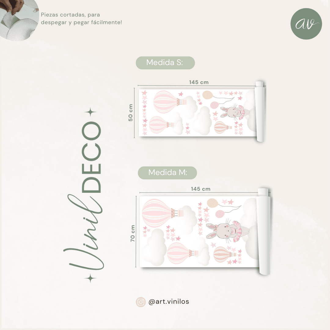 Vinil Deco Conejita Ballerina4