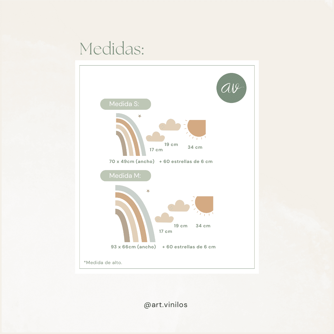 Vinil Deco Arcoiris Boho3