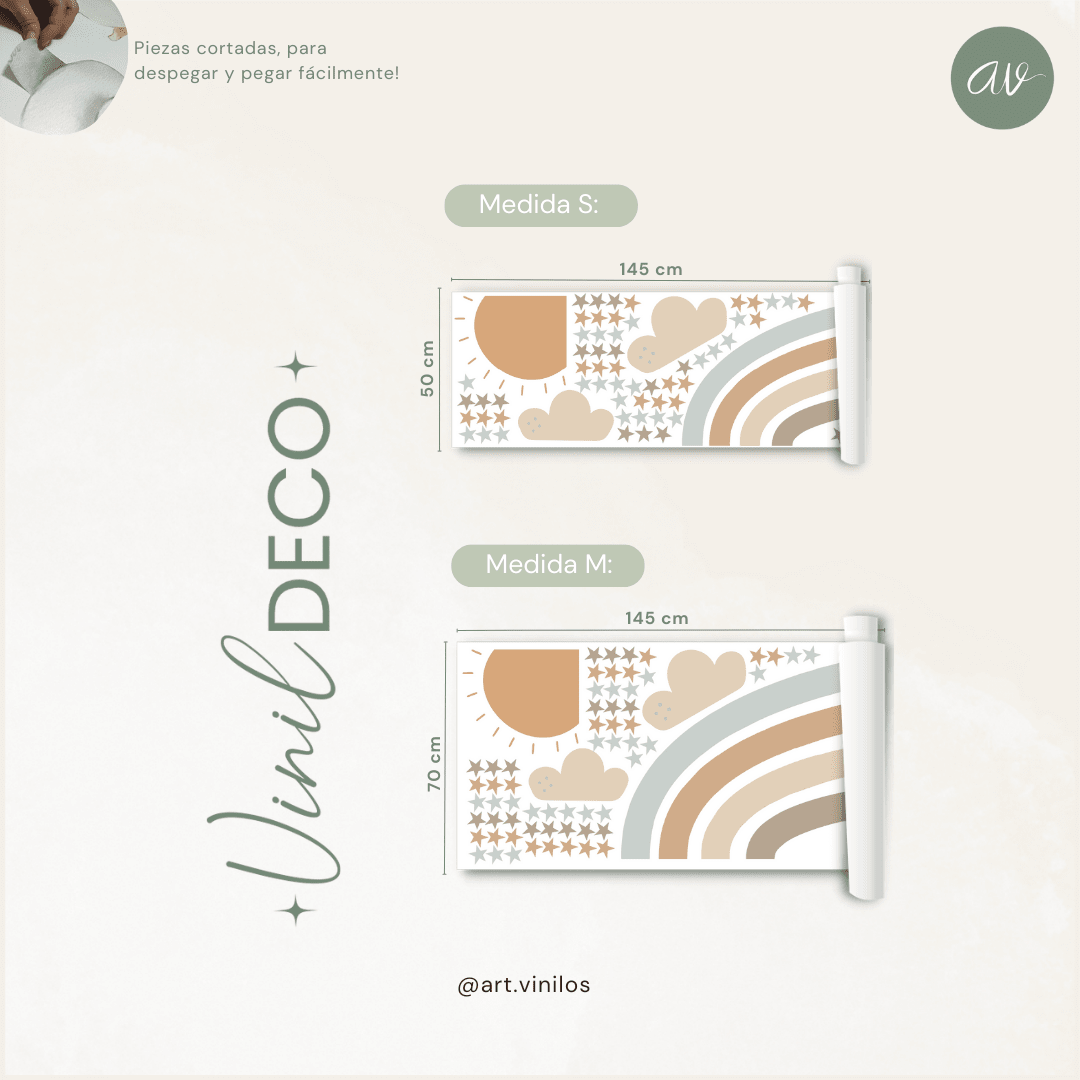Vinil Deco Arcoiris Boho4