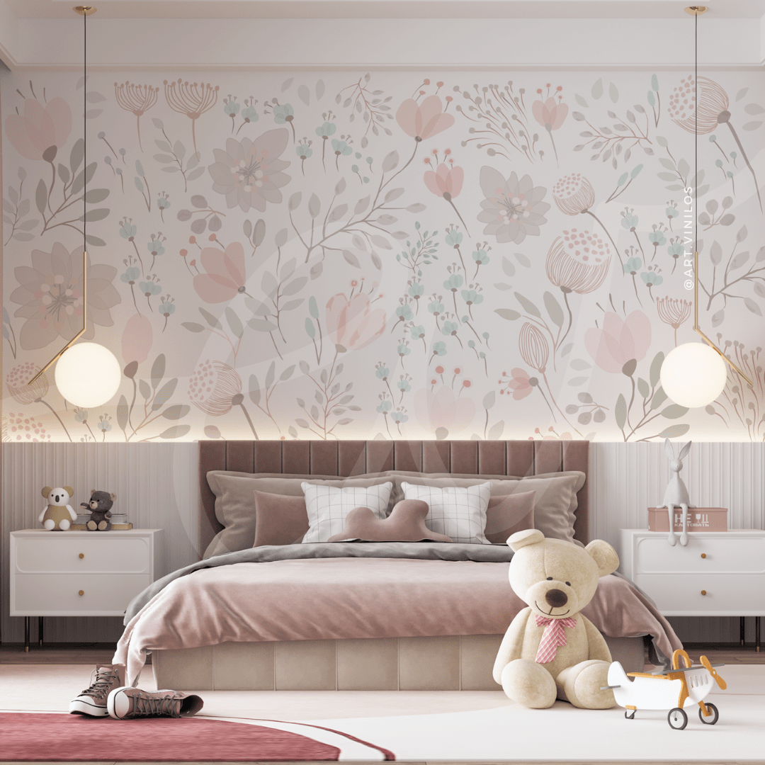 Wallpaper Flores en Acuarela4