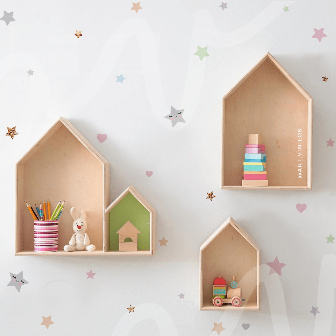 Wallstickers Estrellas Mix1