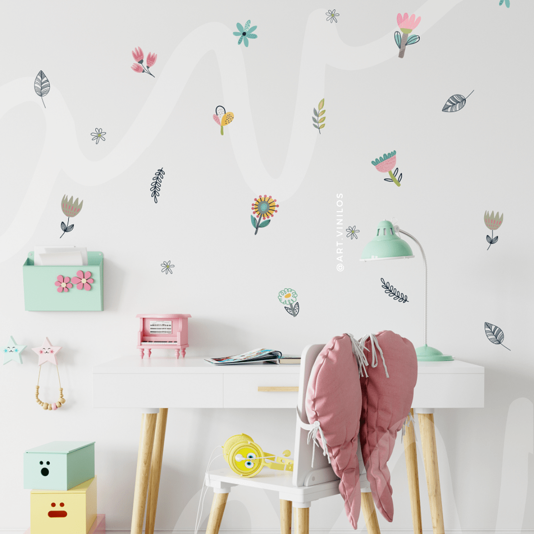 Wallstickers Flores2