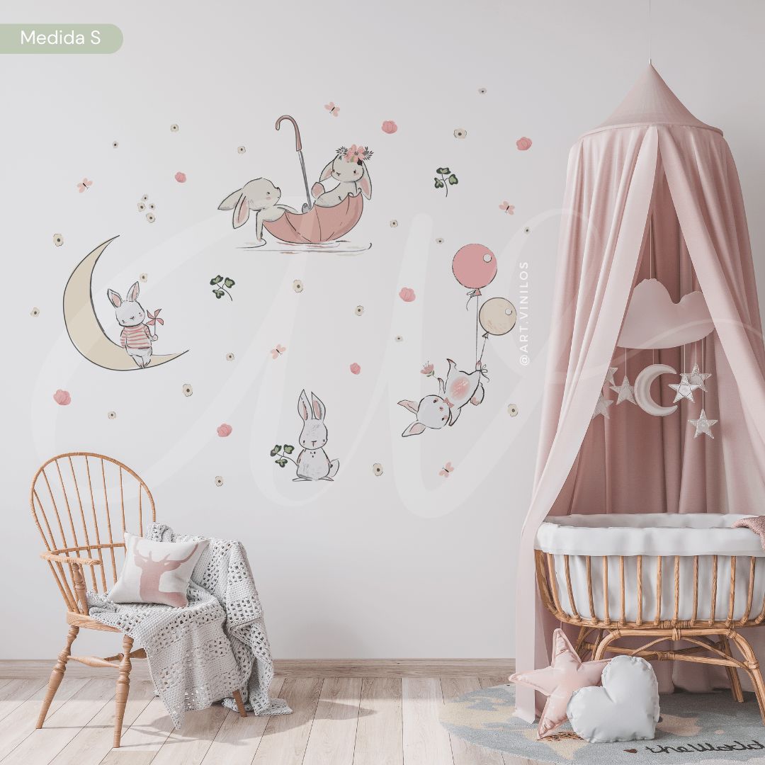 Vinil Deco Conejitos1