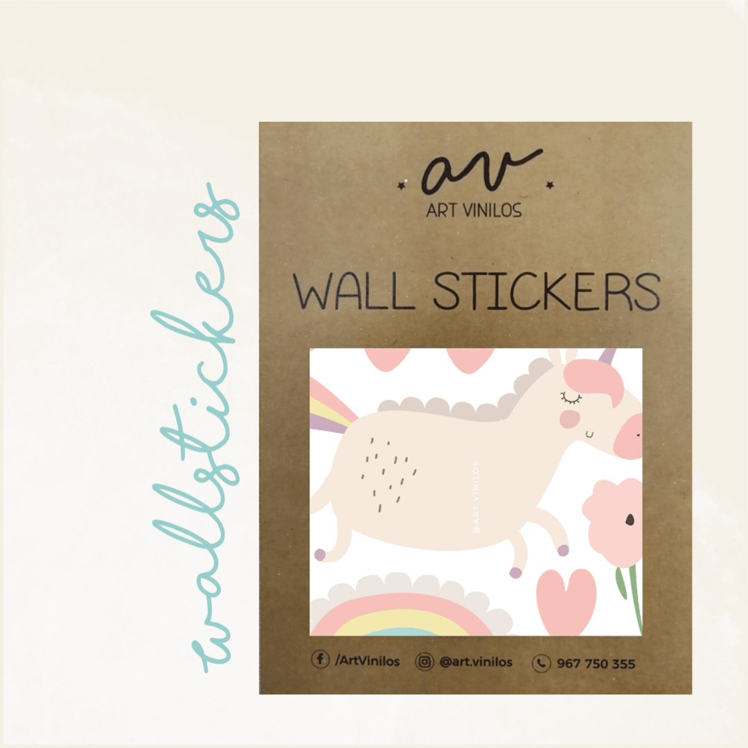 Wallstickers Unicornios2