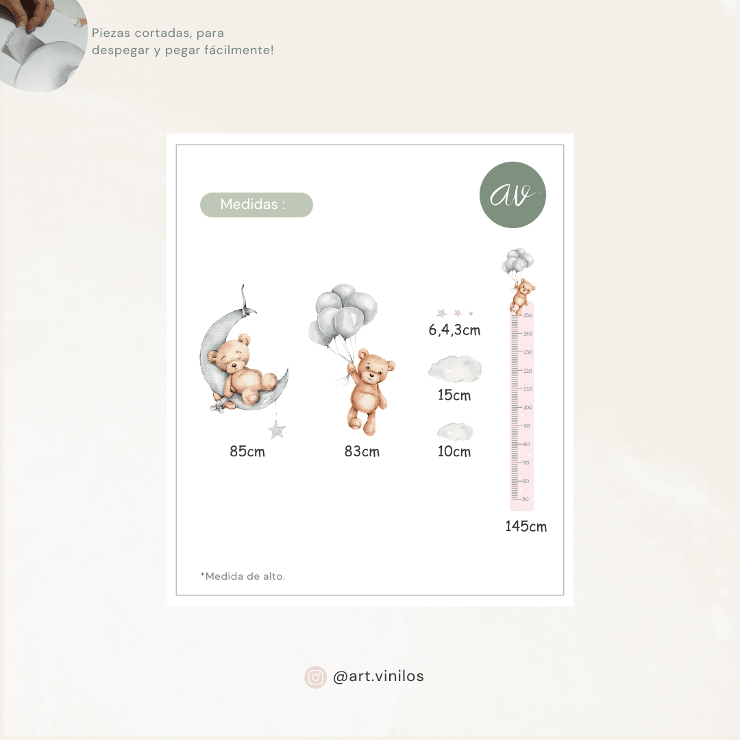 Set Ositos en Acuarela - Mix & Match4