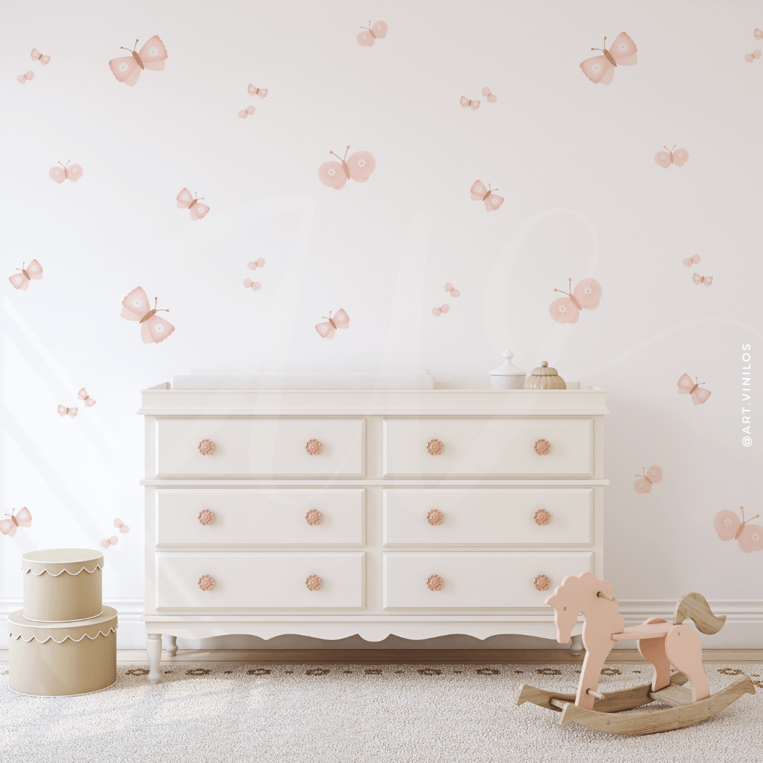 Wallstickers Mariposas Acuarela Cute1