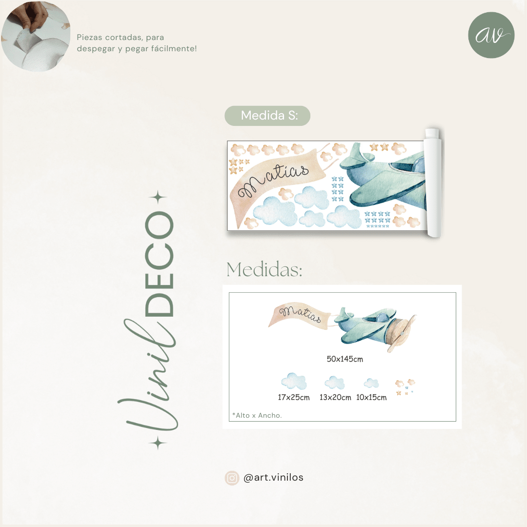 Vinil Deco Avioncito2