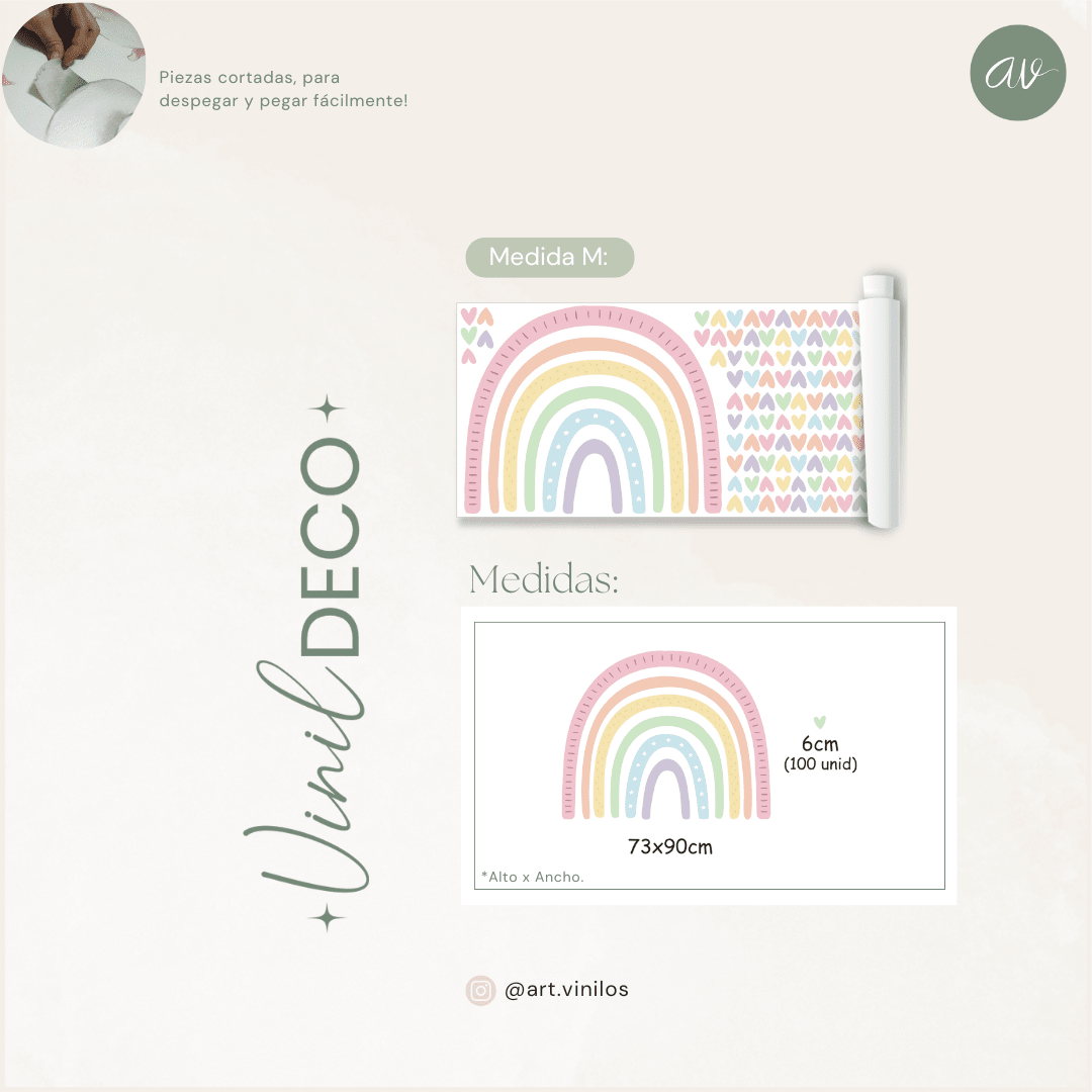 Vinil Deco Arcoiris 033