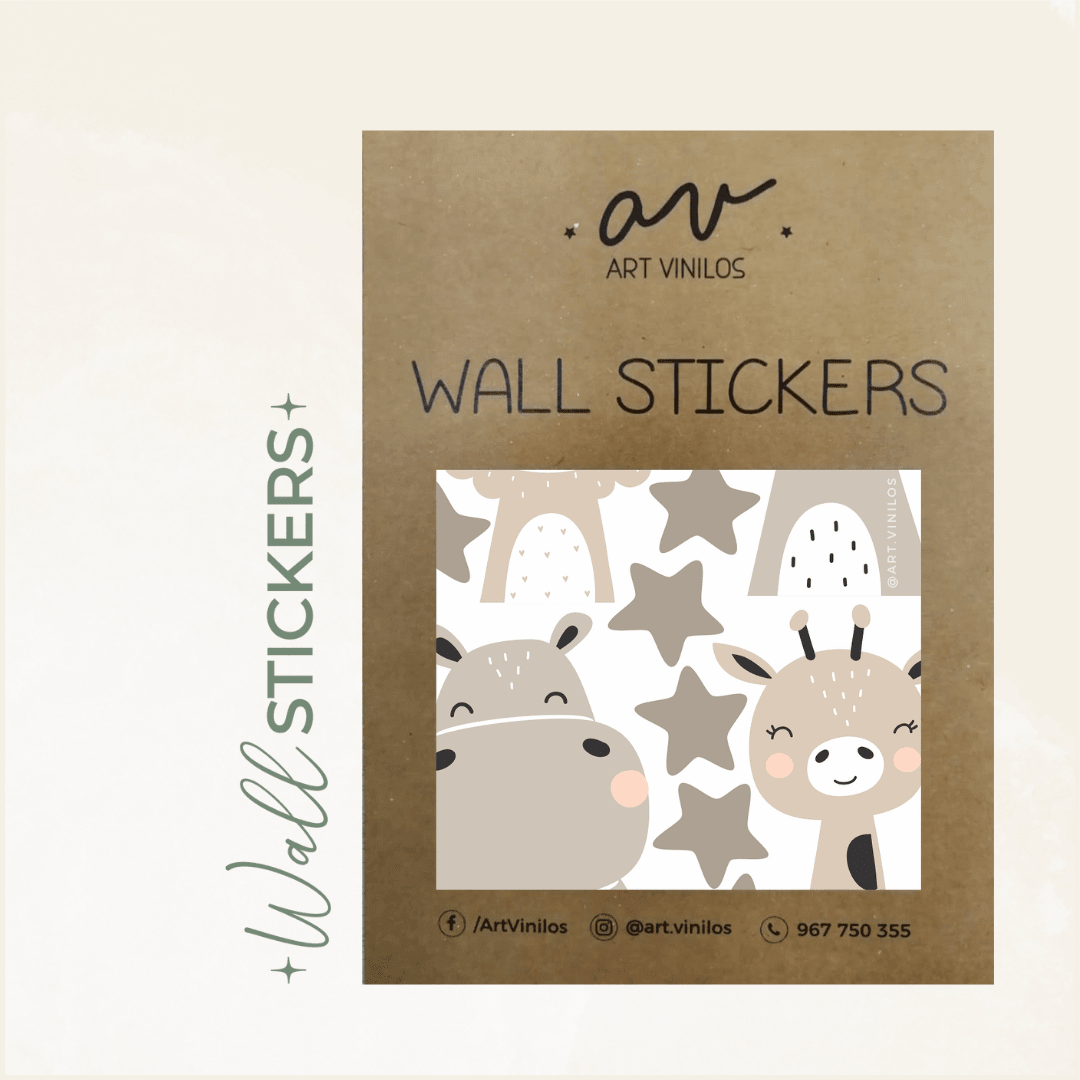 Wallstickers Safari B2