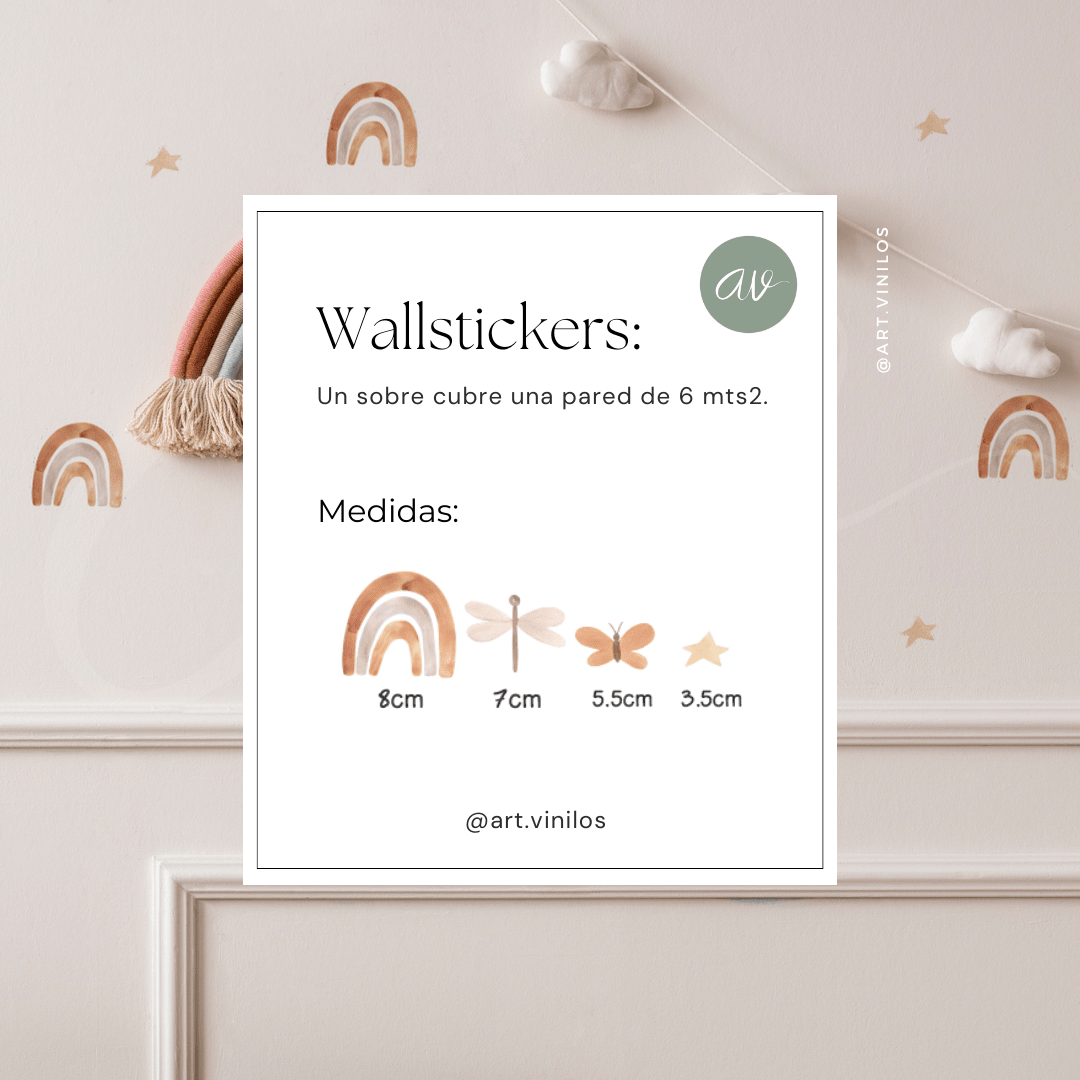 Wallstickers Arcoiris Nórdico4