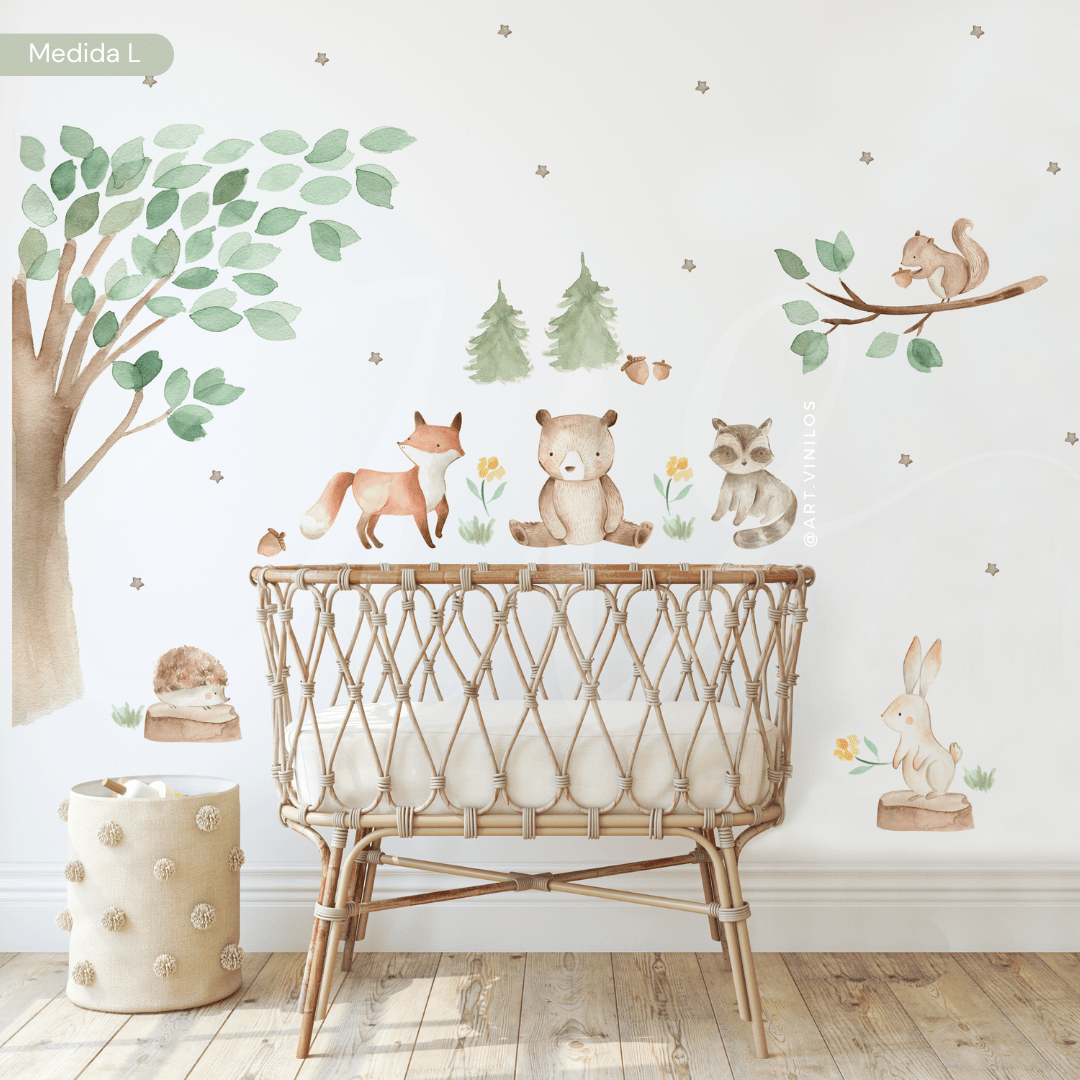 Vinil Deco Animalitos del Bosque 22