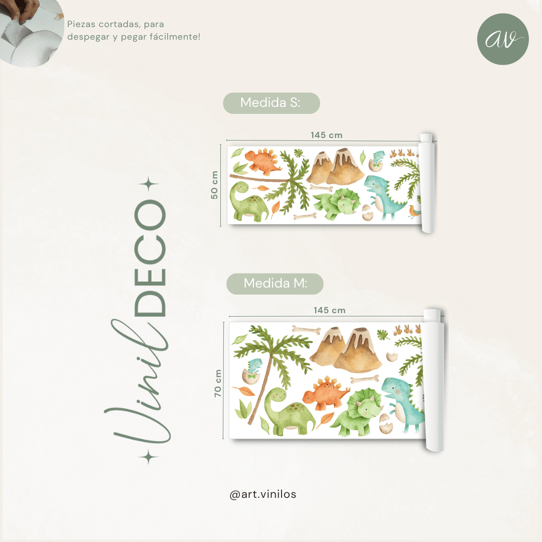 Vinil Deco Dino4