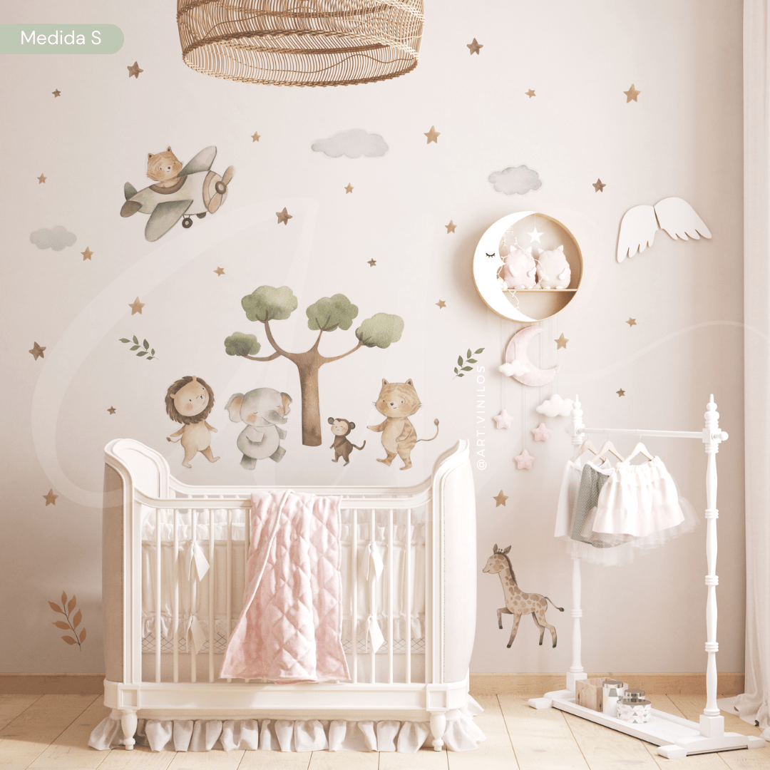Vinil Deco Tiernos Animalitos Girls2