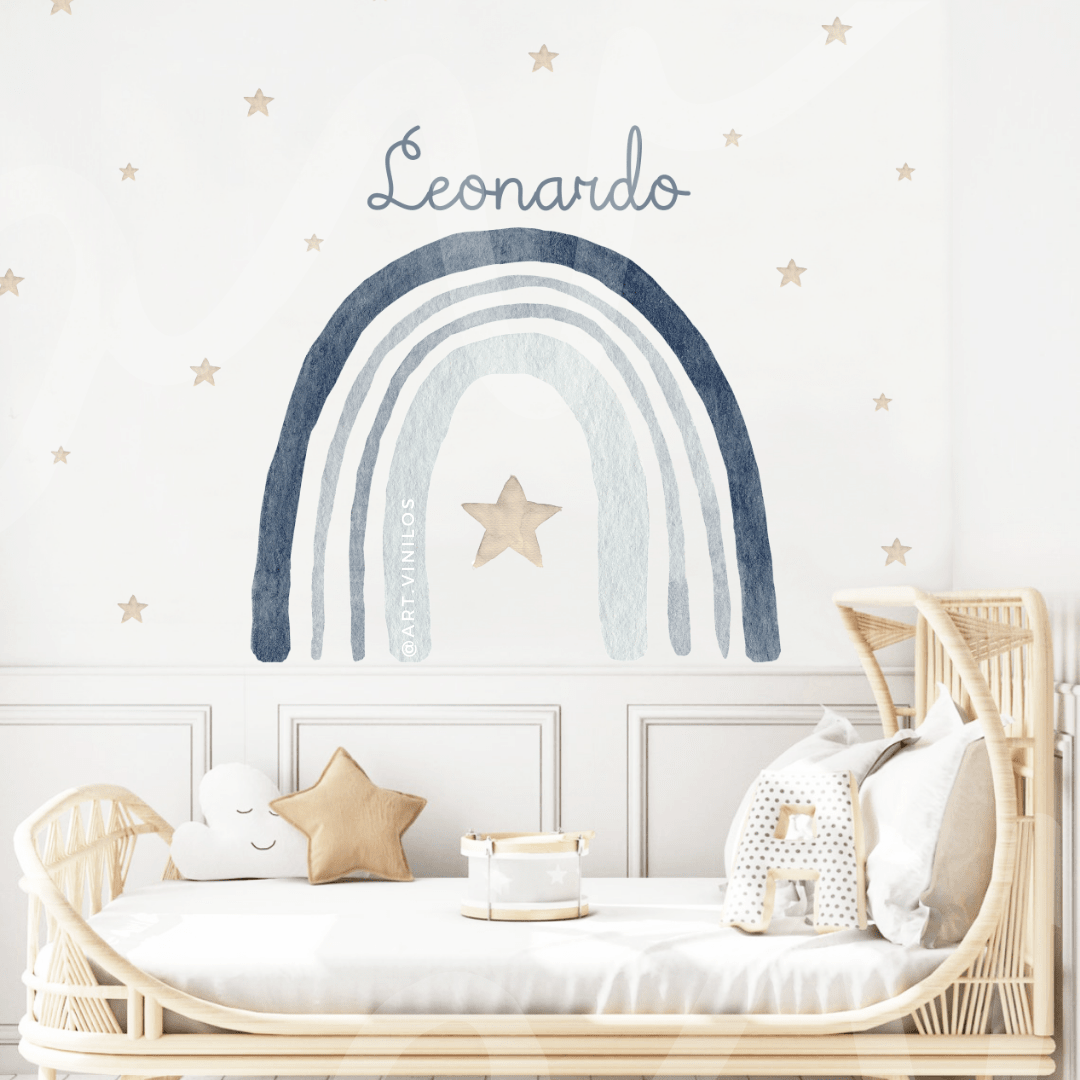 Vinil Deco Arcoiris Acuarela 21