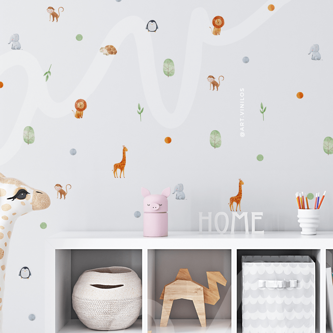 Wallstickers Safari3