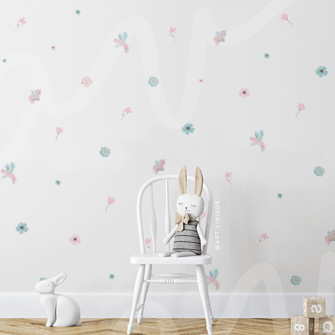 Wallstickers Unicornios 022