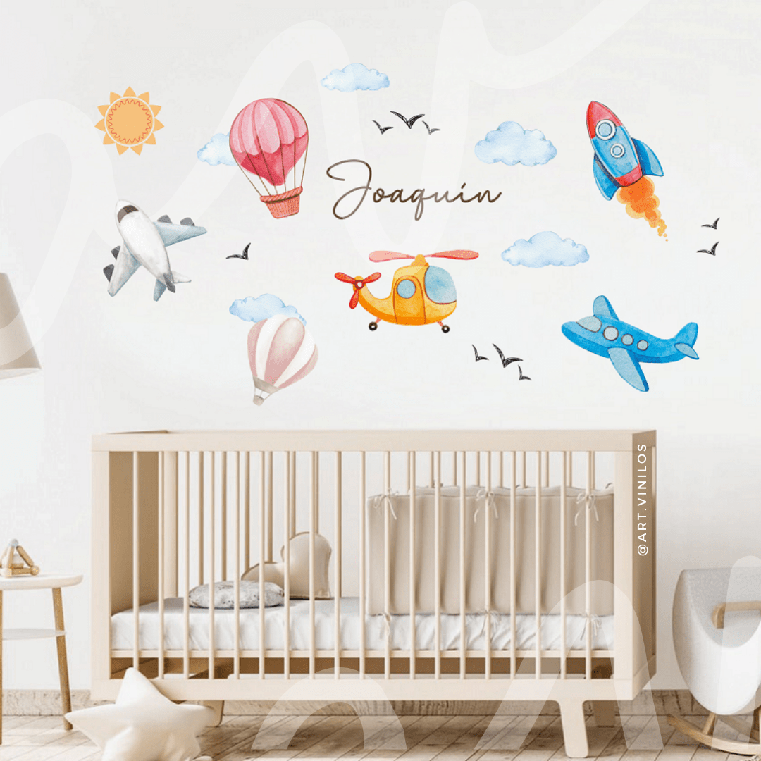 Vinil Deco Avioncitos1
