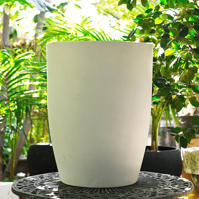 Macetero Fibra Gris 46x601